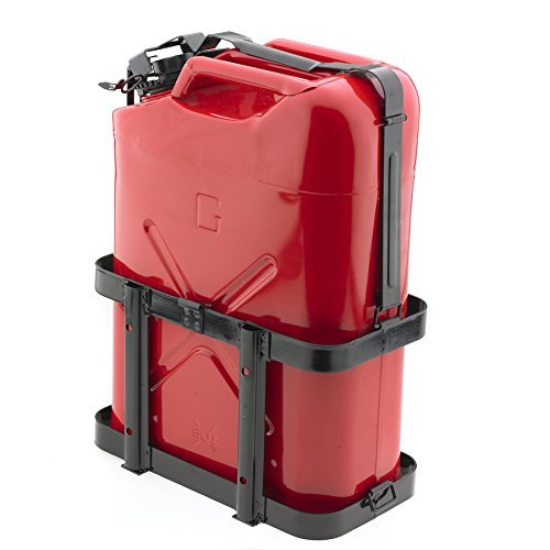 Smittybilt 2798 Heavy-Duty Jerry Can Holder - Universal Gas Can Mount for Off-Road Vehicles, Trucks & Jeeps - Perfect for Camping, Overlanding & Emergency Fuel Storage
