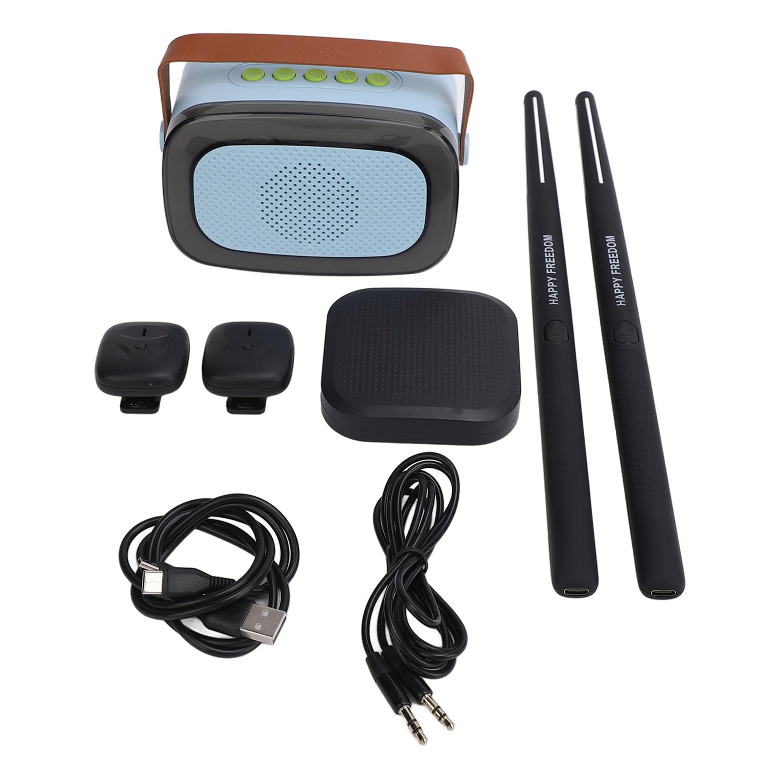 Professional 3D Motion Sensing Air Drum Set with Drumsticks, Pedals & Speaker - Electronic Virtual Drum Kit for Adults, Kids & Beginners - Perfect for Home Practice, Gifts & Music Enthusiasts