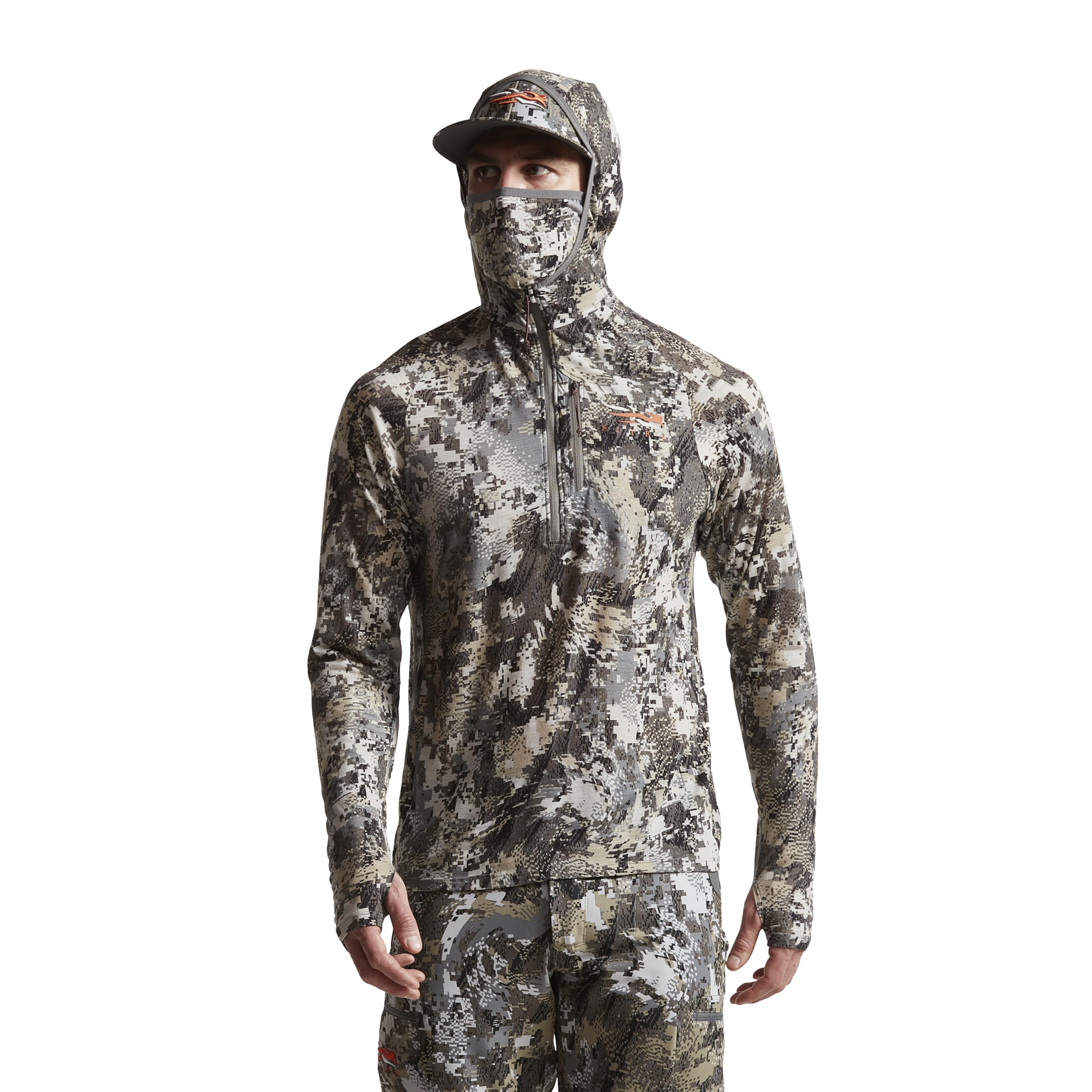 SITKA Gear Men's Core Merino 120 Hoody - Lightweight Merino Wool Base Layer for Hunting & Outdoor Activities - Perfect for Cold Weather Hiking, Camping & Backpacking