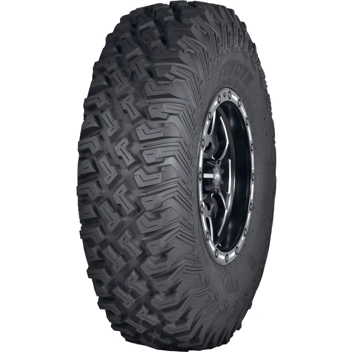 6P0810 Coyote Front/Rear Tire (27x9-14) - Heavy-Duty All-Terrain ATV/UTV Tires - Made in USA - Perfect for Off-Roading, Hunting & Farm Use