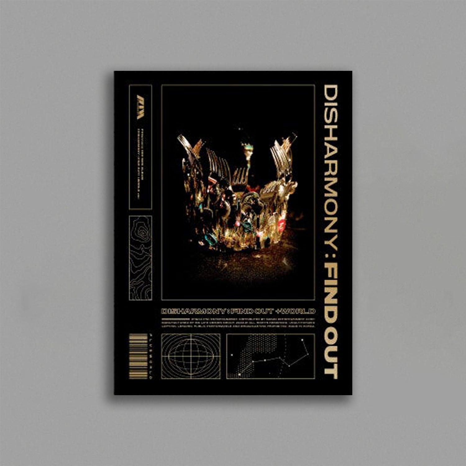 P1HARMONY 3rd Mini Album 'DISHARMONY : FIND OUT' - Kpop CD with Photobook & Poster - Perfect for Kpop Collectors and Music Lovers