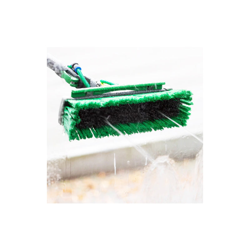 Unger Gen2 nLITE® Power Brush Complete Spliced - Professional Window Cleaning Tool for Home & Commercial Use - Perfect for Glass, Mirrors, and Hard-to-Reach Areas