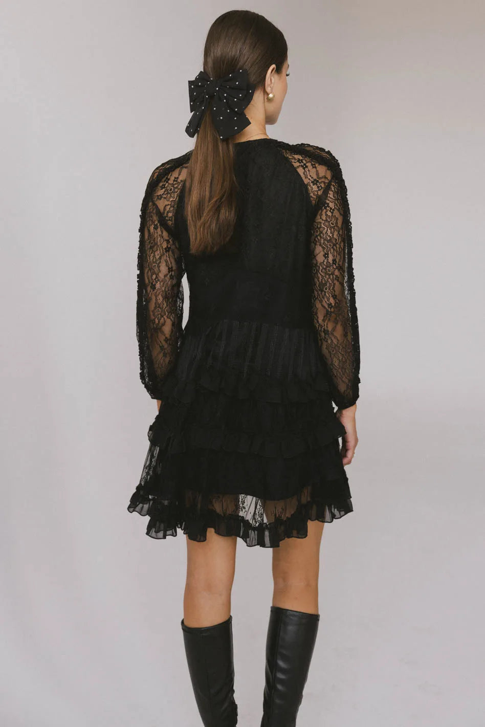 Andee Lace Mini Dress - Elegant Floral Lace Party Cocktail Dress for Women | Perfect for Weddings, Date Nights & Special Occasions