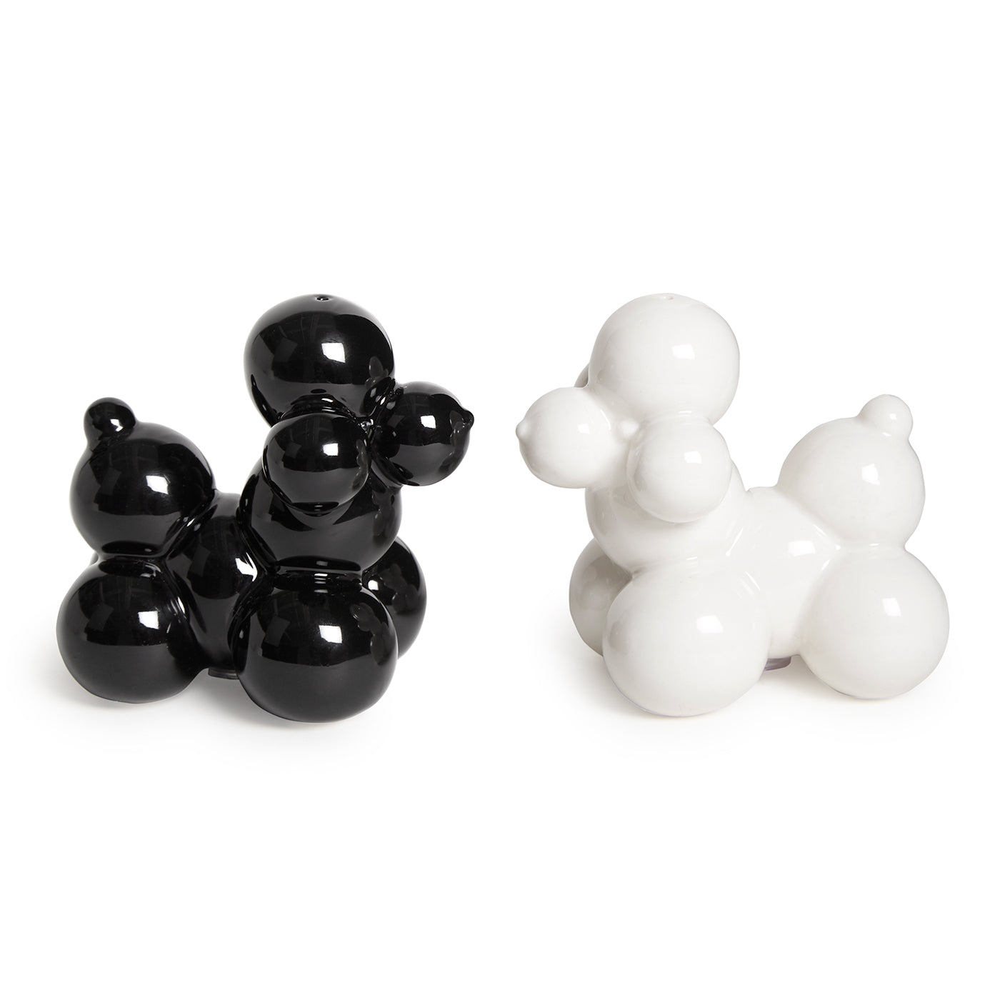 Stylish Poodle Salt and Pepper Shaker Set - Elegant Ceramic Dog-Themed Seasoning Dispensers for Kitchen, Dining Table, and Gift Giving