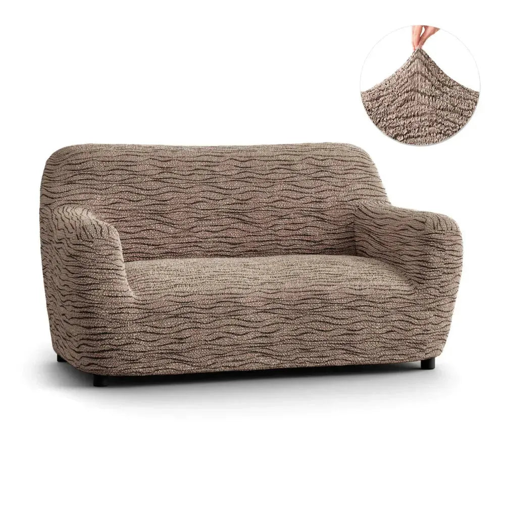 2 Seater Loveseat Slipcover - Soft Microfiber Fabric with Stylish Prints - Perfect for Living Room, Bedroom or Dorm Decor