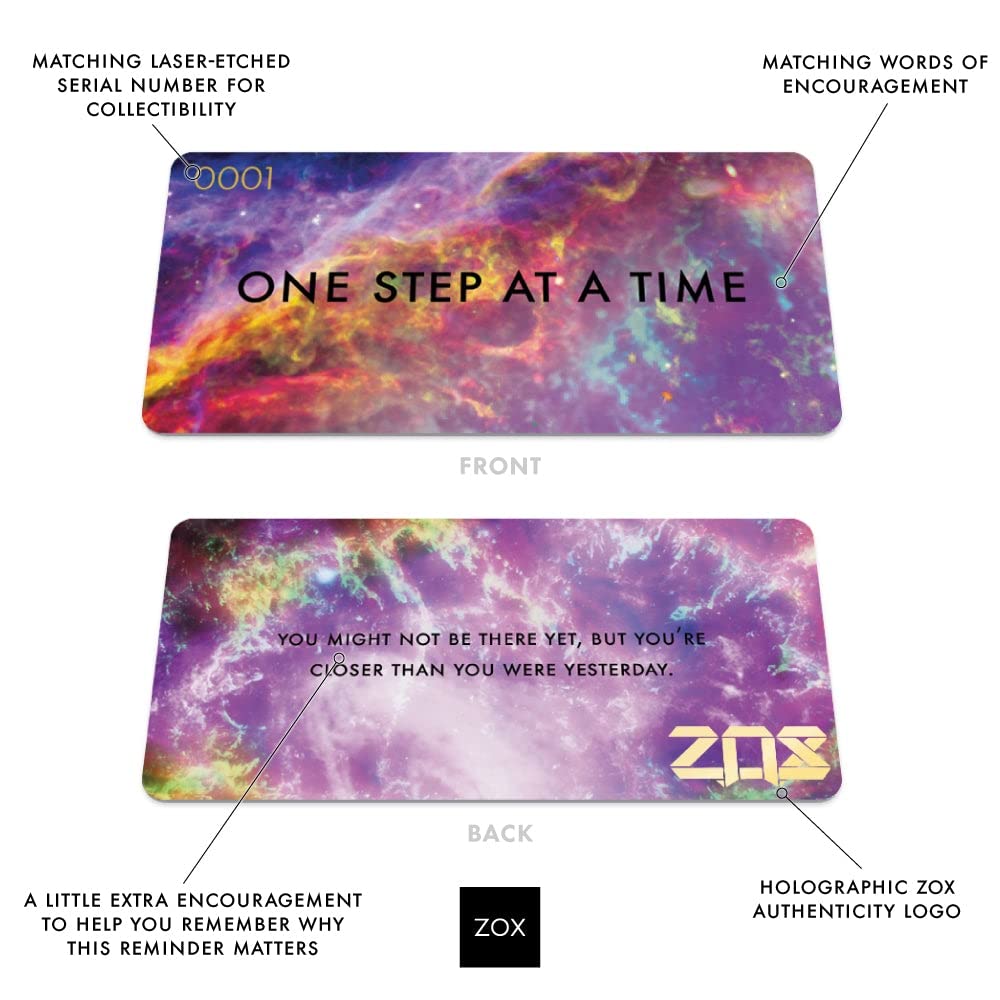 ZOX Stretchy Elastic Bracelets with Motivational Affirmations & Artwork - Adjustable Wristbands for Men & Women - Perfect Gift for Yoga, Meditation, Fitness & Daily Inspiration