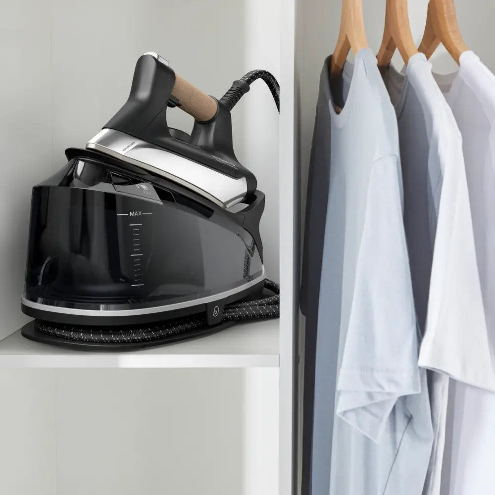 ROWENTA DG7661U1 Compact Steam Pro Cork High Pressure Steam Station - Blemished Package with Full Warranty | Perfect for Home Ironing, Fabric Care & Professional Garment Steaming