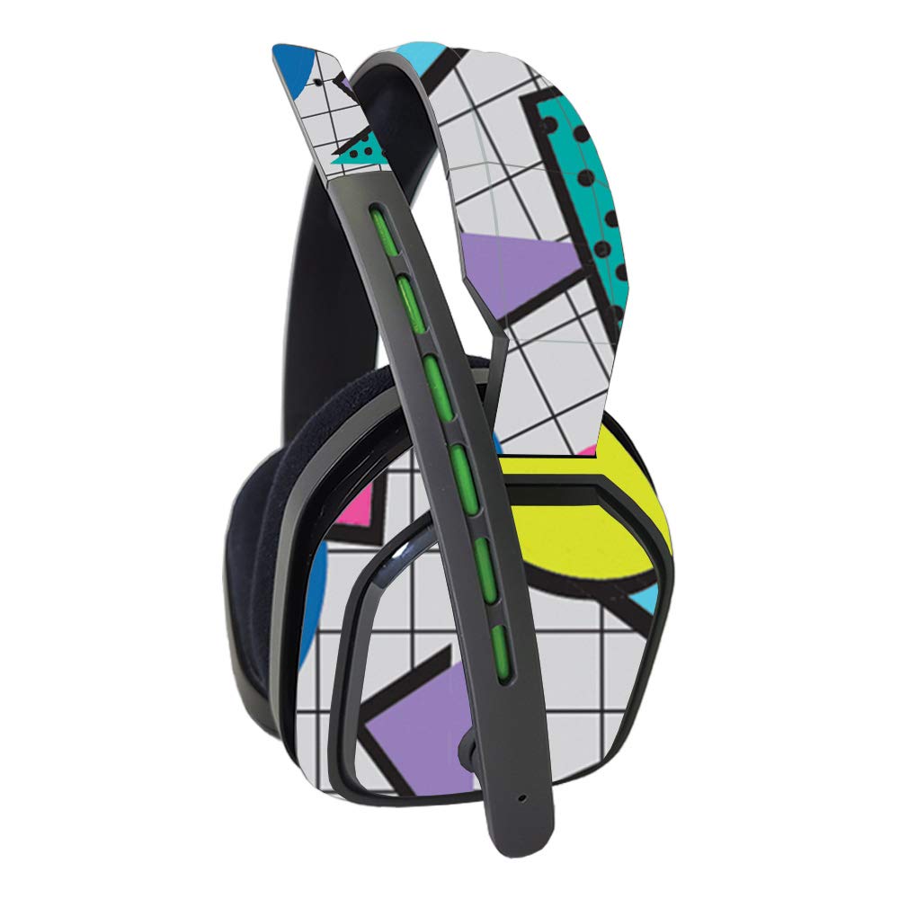 MightySkins Vinyl Decal Wrap Cover for Astro A10 Headset - Awesome 80s Style | Protective, Durable & Customizable Skin | Easy to Apply & Remove | Made in USA | Perfect for Gaming, Streaming & Personalization