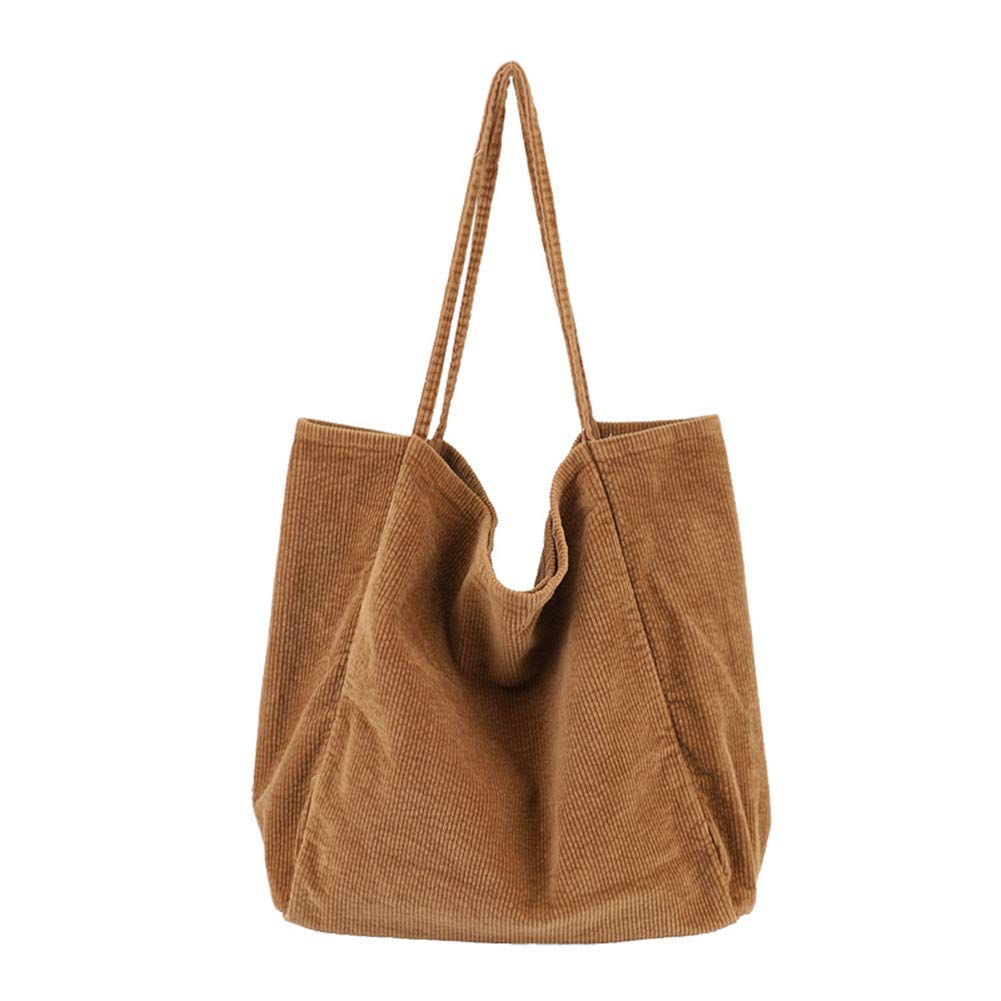 Stylish Women's Corduroy Shoulder Bag - Fashionable Handbag for Work & Daily Use | Hobo Tote Purse Perfect for Office, Shopping & Travel