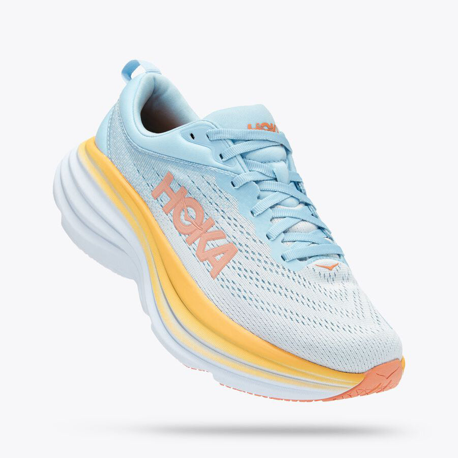 HOKA Bondi 8 Running Shoes for Men & Women - Max Cushioning for Comfort, Support & Stability - Ideal for Walking, Jogging & Long Distance Running