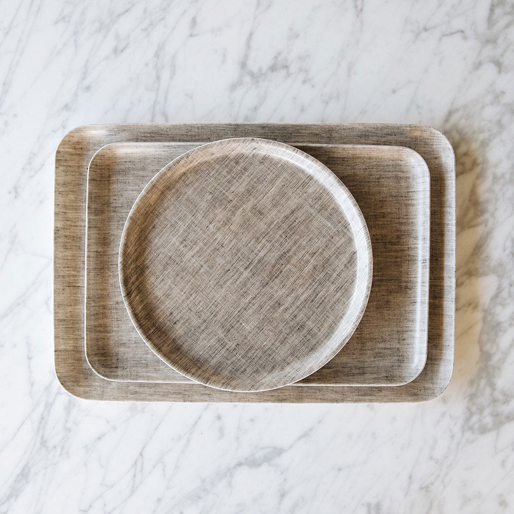 Natural Linen Tray - Elegant Home Organizer for Jewelry, Keys & Essentials | Perfect for Bedroom, Bathroom & Office Decor