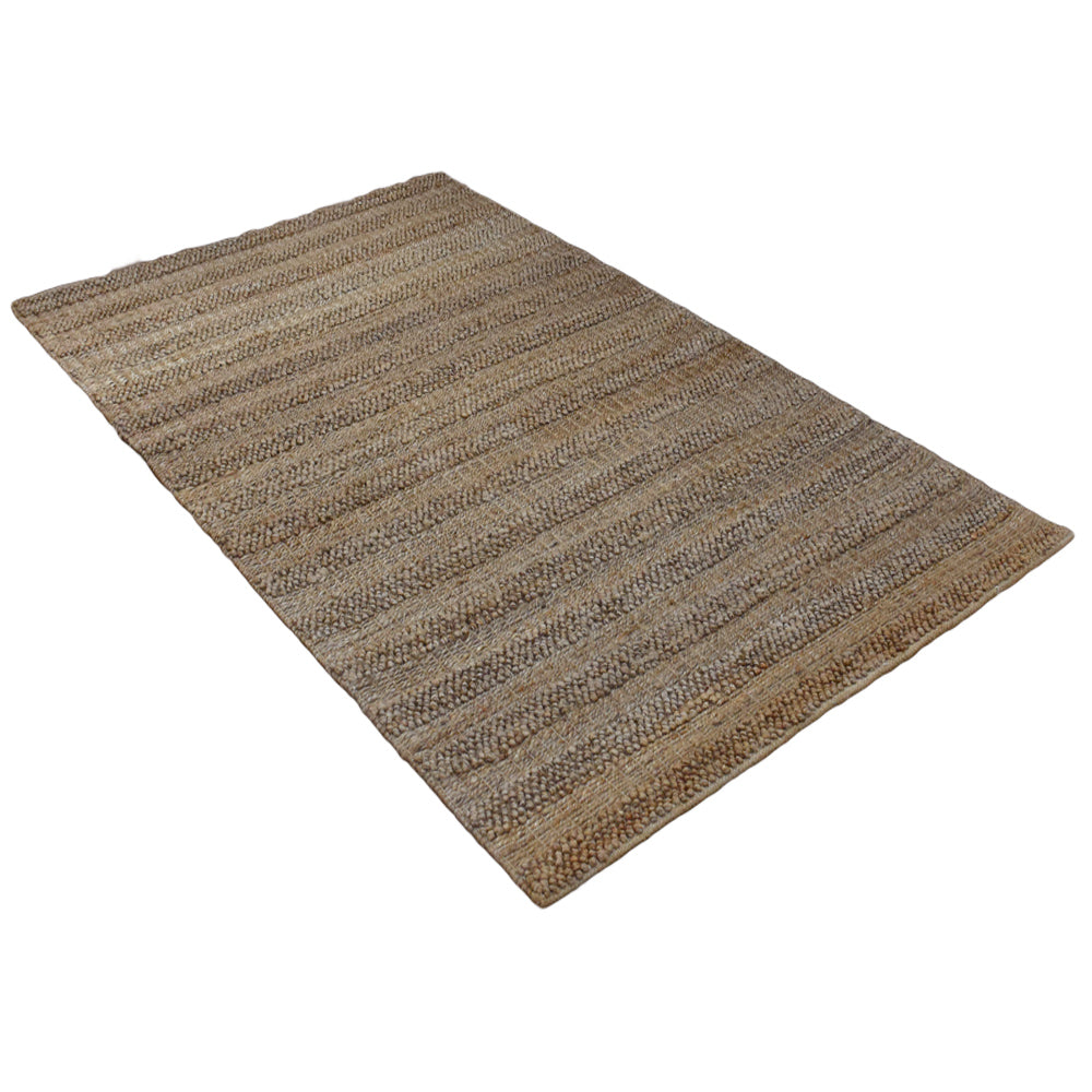Handwoven Jute Braided Rug - Natural Fiber Floor Mat for Living Room, Bedroom & Entryway - Eco-Friendly Home Decor