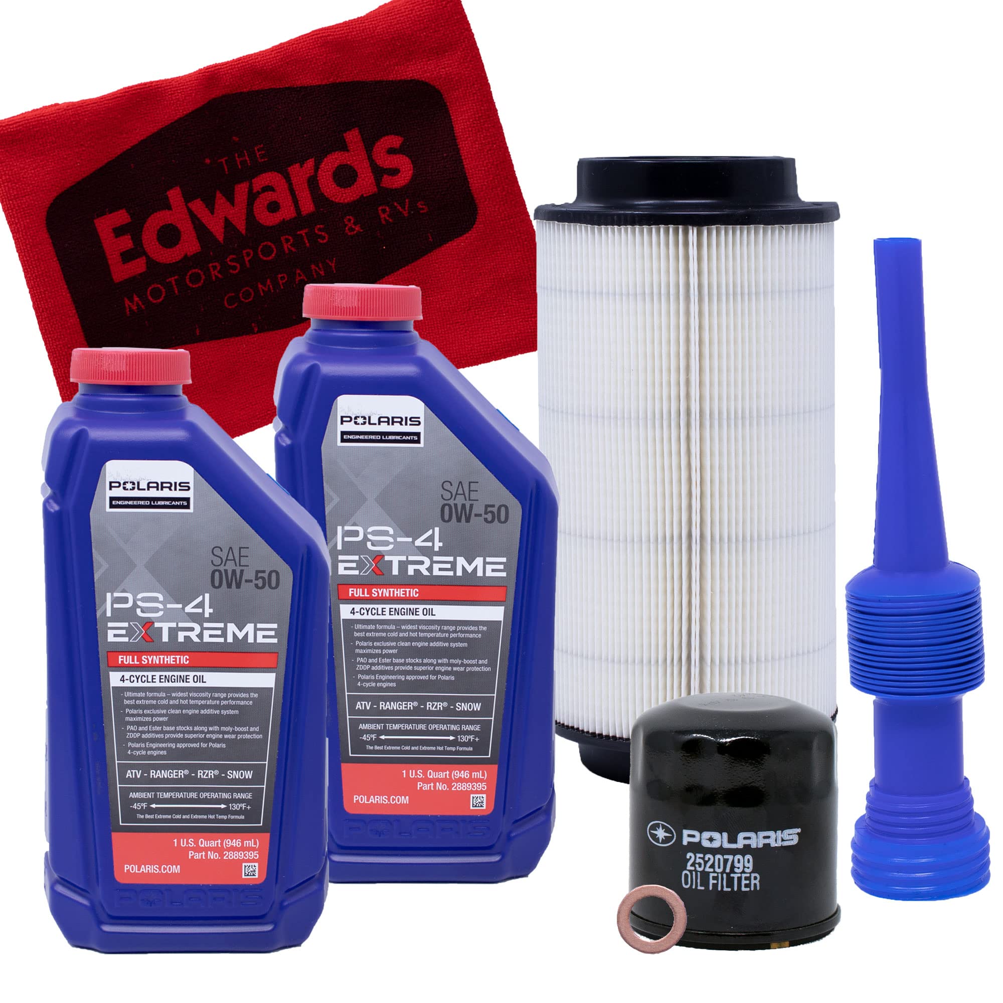 Polaris Sportsman ATV Oil Change Kit with Air Filter - Compatible with Most Models - Perfect for Off-Road Maintenance & DIY ATV Servicing
