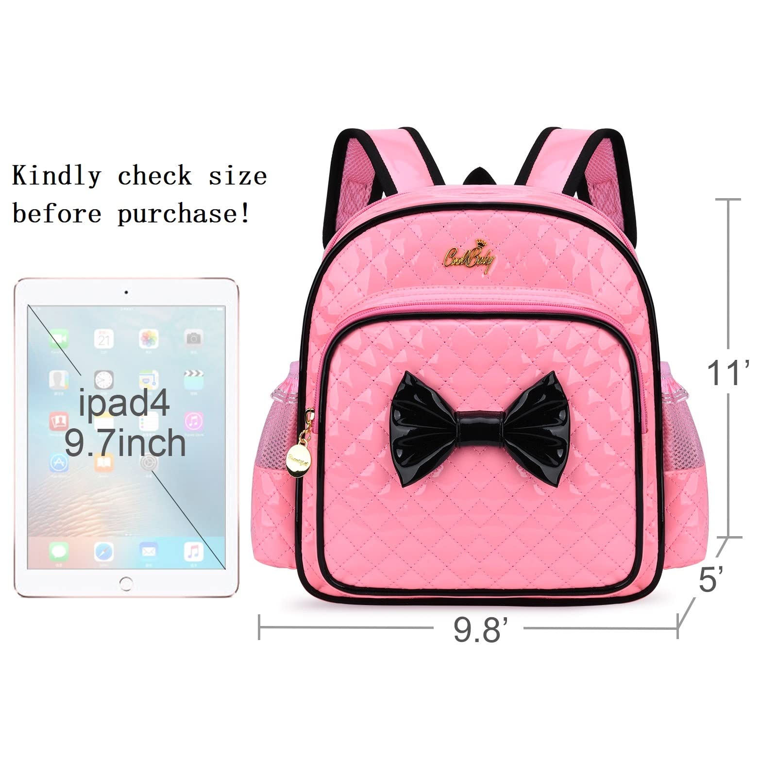 Durable Waterproof Toddler Backpack for Girls - Cute Preschool & Kindergarten School Bag for Kids | Perfect for Daycare, Travel & Outdoor Activities