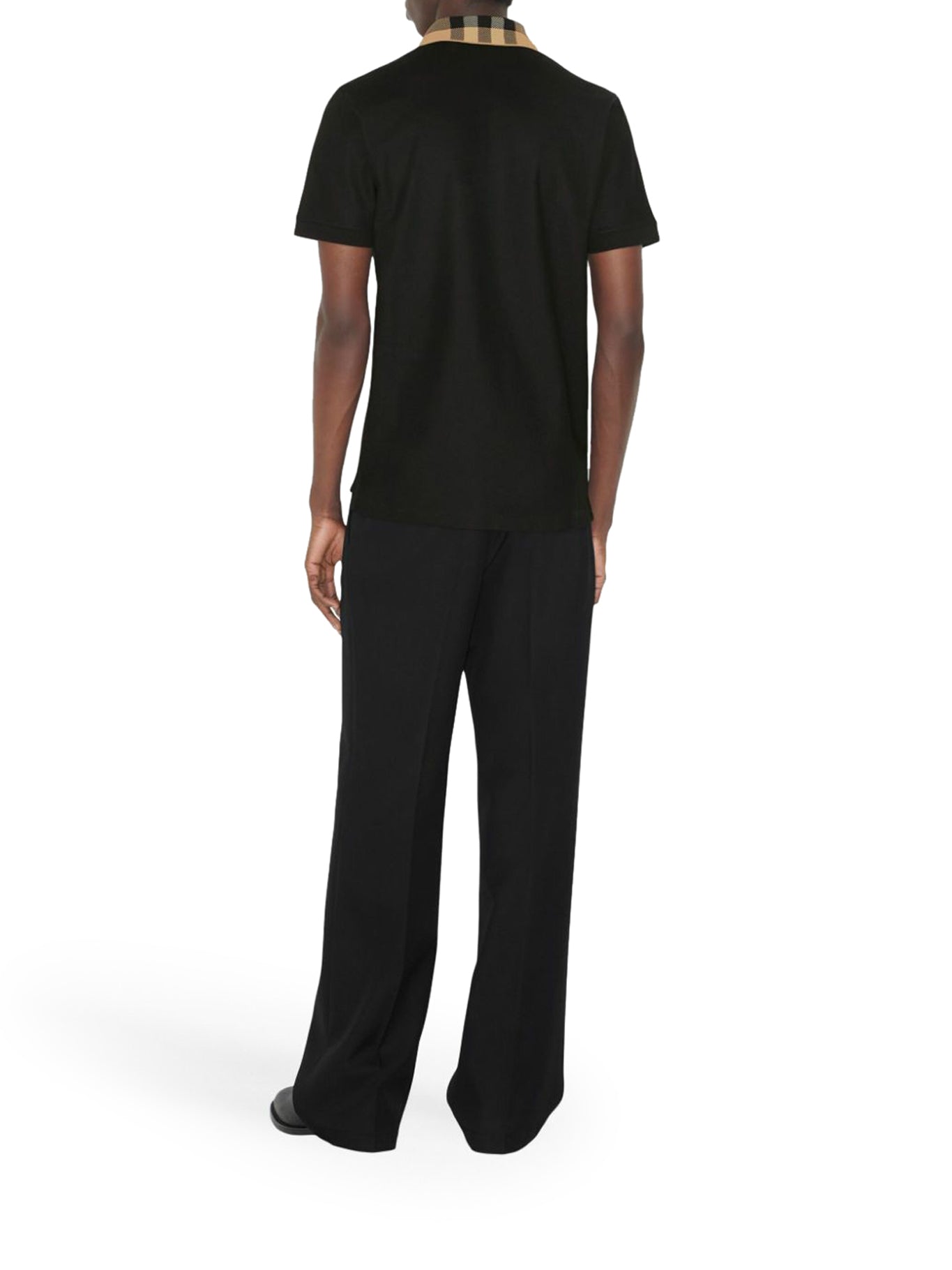 Burberry Polo Shirt for Men - Classic Black Cotton Casual Wear (Style 8071620 A1189) | Perfect for Office, Business Meetings & Smart Casual Outfits