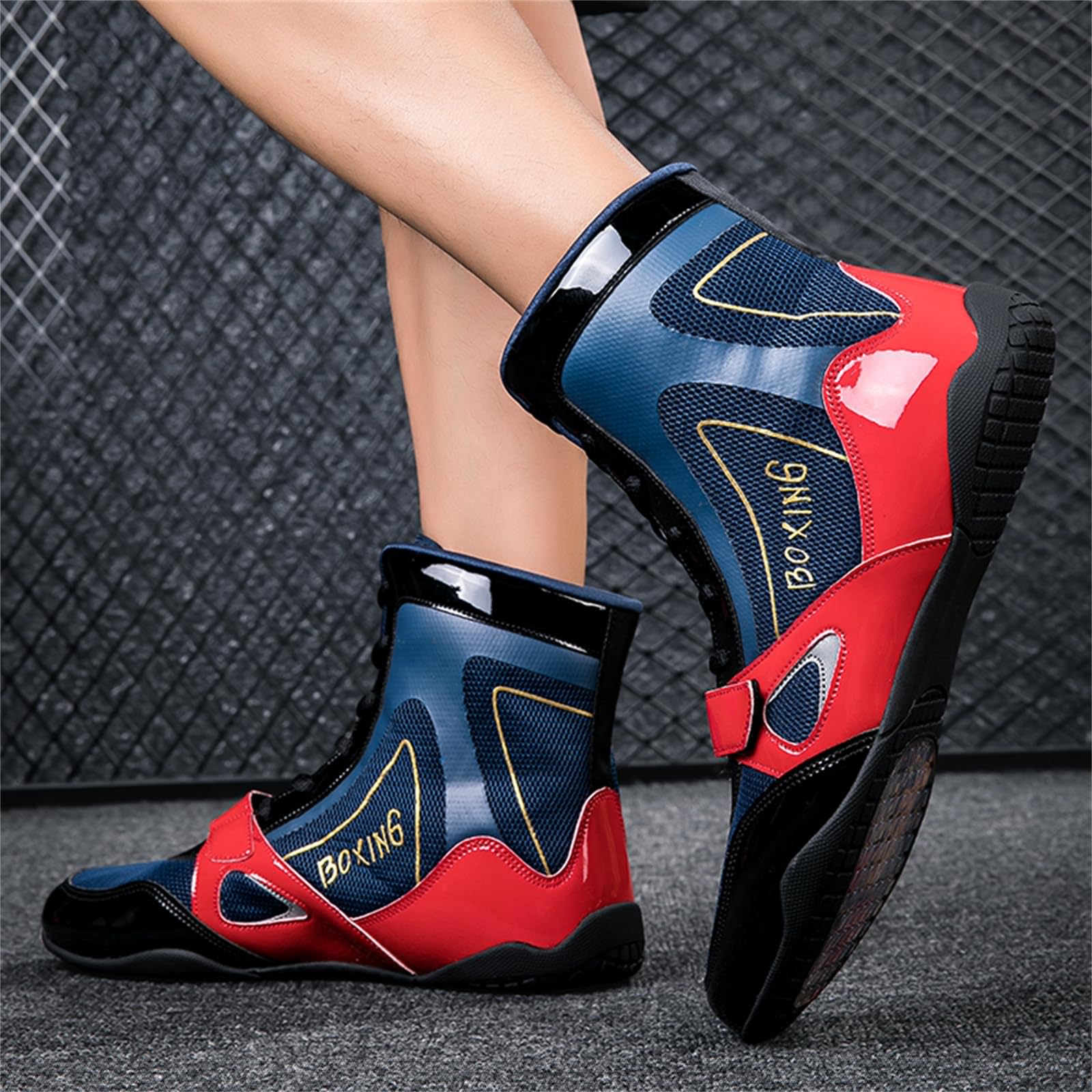 Professional Wrestling & Boxing Shoes for Men & Women - Breathable Fitness Training Shoes for Gym, MMA, Martial Arts & Sports Performance