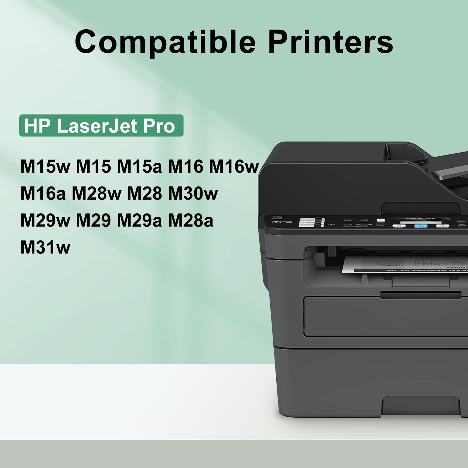 ZIPRINT 48A Black Toner Cartridge 2-Pack - Compatible with HP 48A CF248A for HP LaserJet Pro M15w/M15a/M16w/M16a & HP LaserJet MFP M28w/M28a/M29w/M29a/M30w/M31w Printers - High Yield Replacement for Home & Office Printing