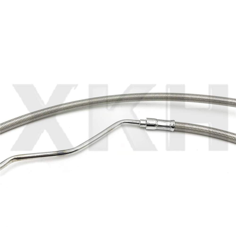 SMT Chrome Upper Front Brake Line +8