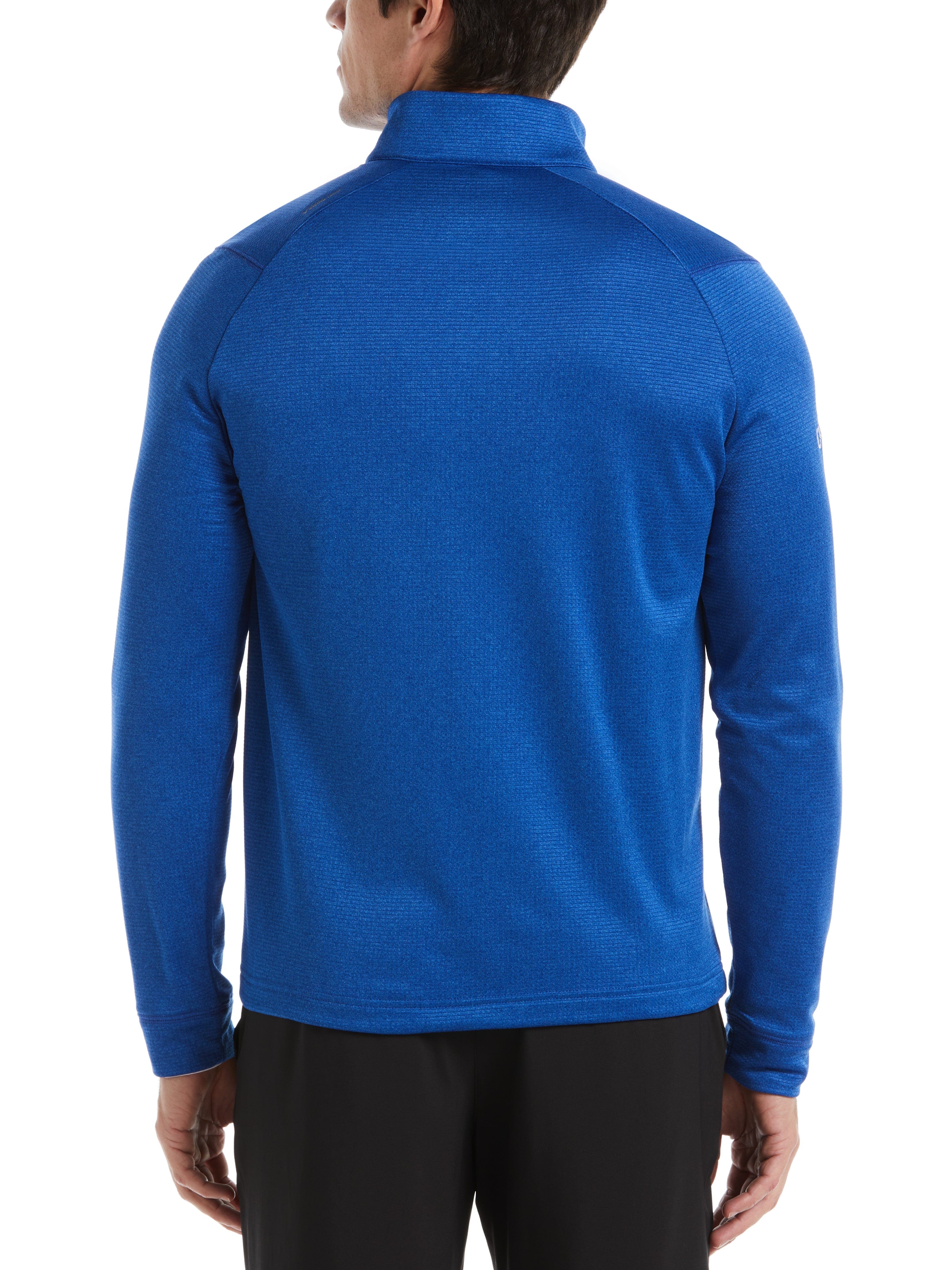 Men's Waffle 1/4 Zip Golf Pullover - Lightweight Thermal Knit Top for Golfing, Running & Outdoor Activities