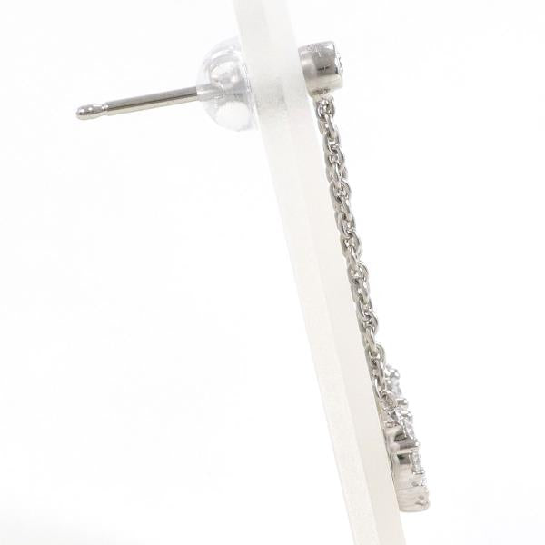 18K White Gold Single Diamond Earring for Women - Elegant & Timeless Jewelry Gift for Birthday, Anniversary, or Special Occasions