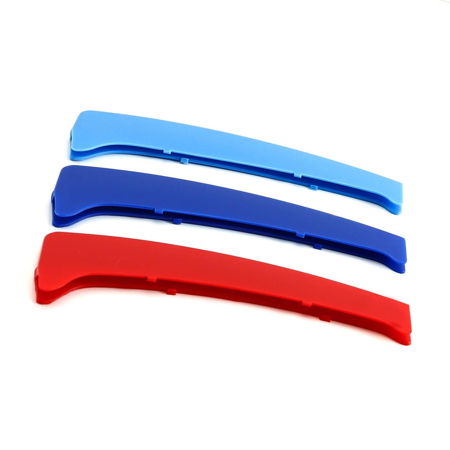 BMW 1 Series (2008-2013) M Color Grille Insert Trims - 12 Standard Grill Beams - Upgrade Your Front Grille for Enhanced Style & Performance - Perfect for Car Enthusiasts & Custom Builds