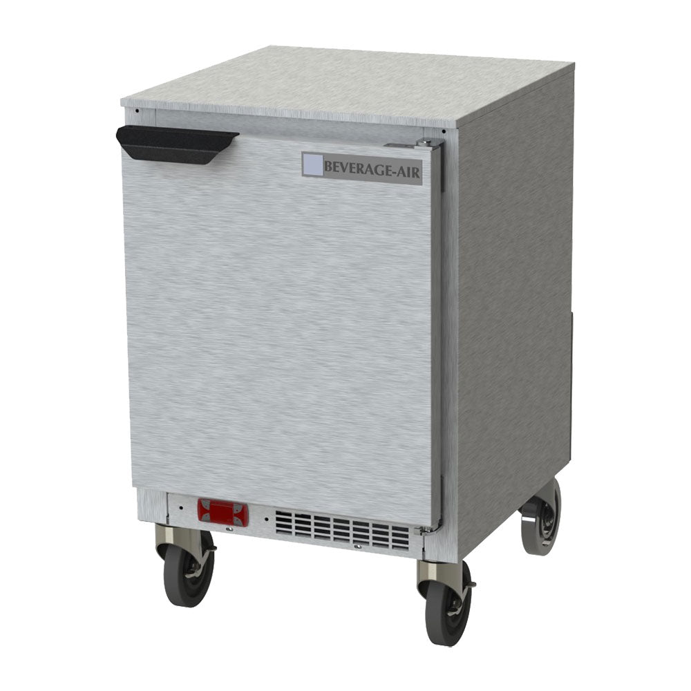 Beverage Air UCR20HC 20-Inch Solid Door Undercounter Refrigerator - Compact Shallow Depth for Bars, Restaurants & Small Kitchens