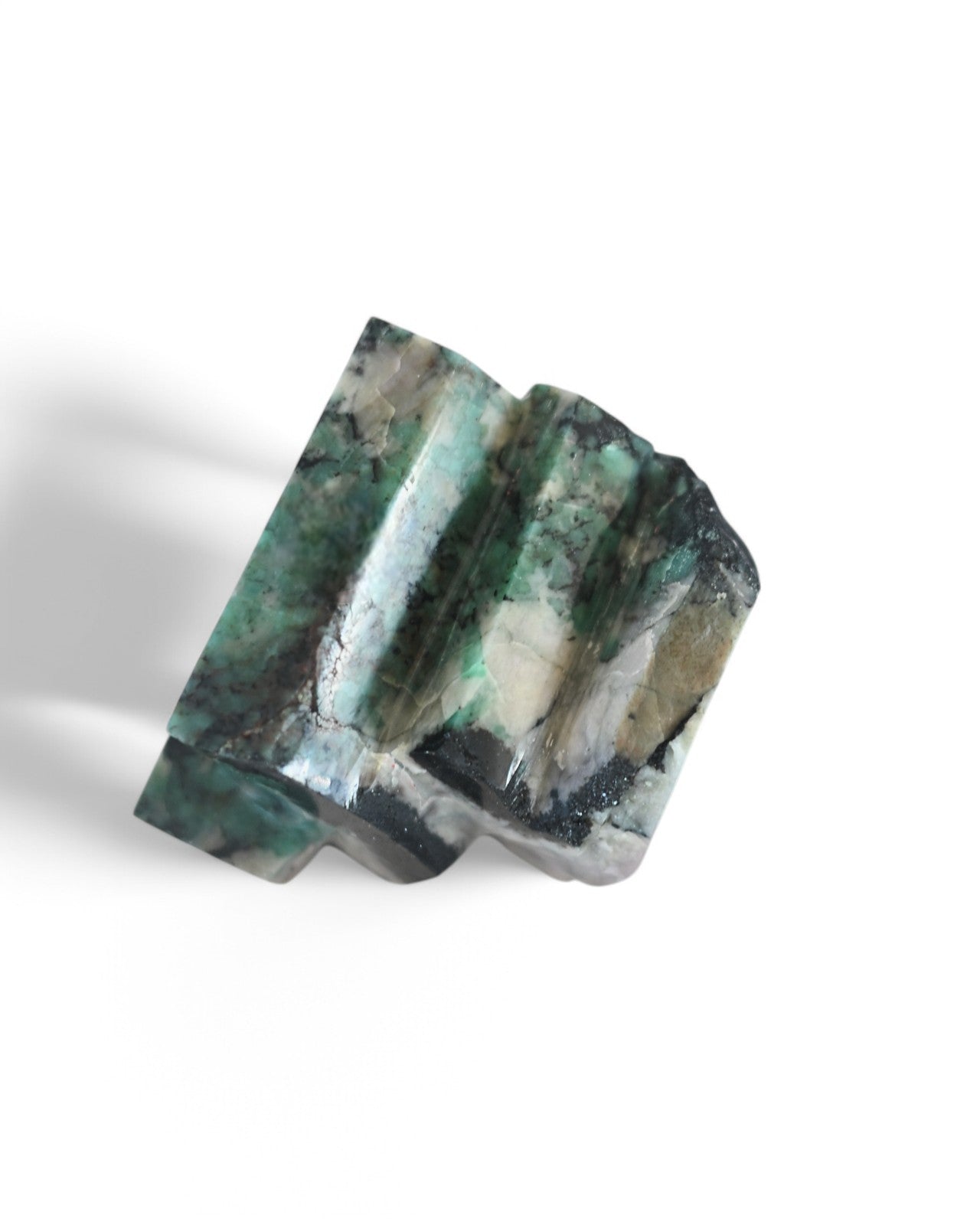Natural Brazilian Emerald on Matrix - Rare Green Gemstone Specimen for Collectors & Jewelry Making | Perfect for Display, Gifts & Mineral Collections