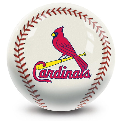 Official MLB St Louis Cardinals Bowling Ball - Professional 16lb Bowling Ball for Men & Women - Perfect for Bowling Leagues, Tournaments & Gifts
