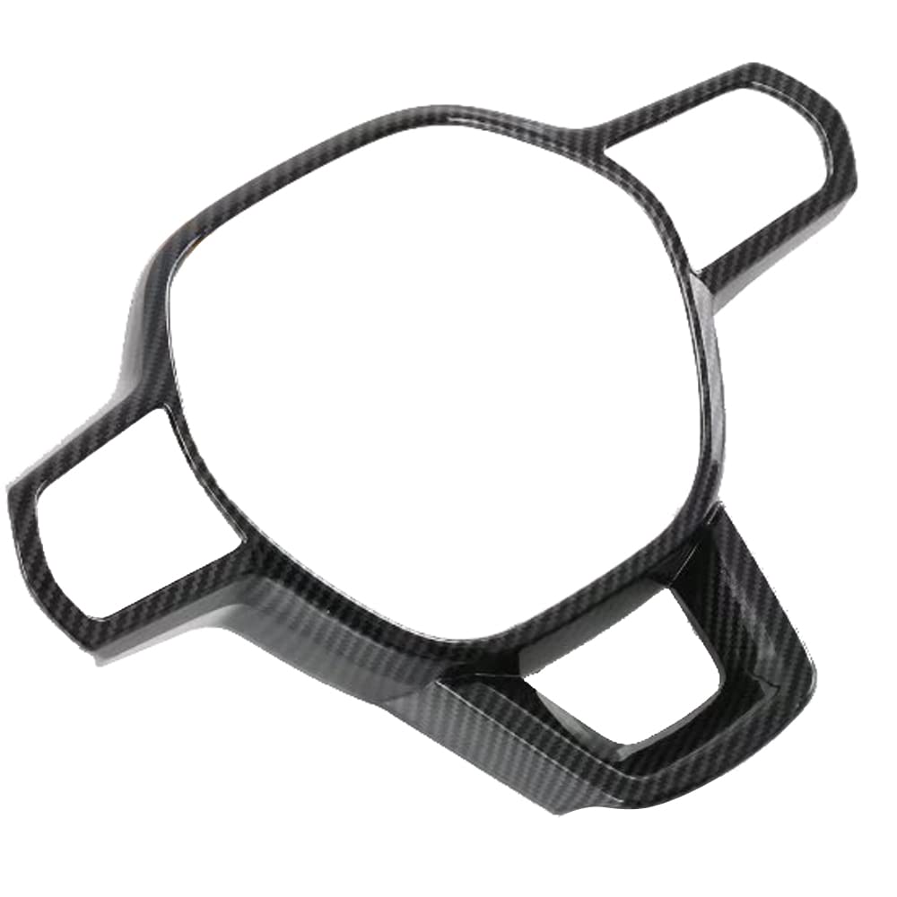 iTrims ABS Carbon Fiber Center Console Wheel Button Cover Trim for 2022-2023 Honda Civic 11th Gen & 2023 CR-V Accord - Interior Styling Decoration Sticker (1PC) - Perfect for Car Customization & Protection