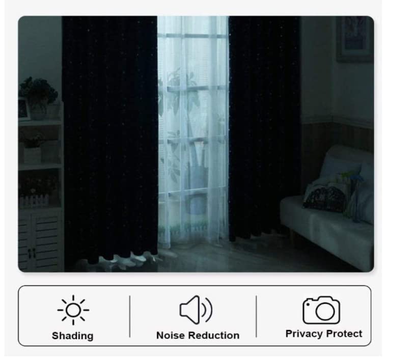 Blackout Curtains for Bedroom - 52x84 Inch Thermal Insulated Window Drapes, Triple Weave Noise Reducing Panels (2 Pack) - Perfect for Nursery, Studio, Hotel & Home Theater Light Blocking