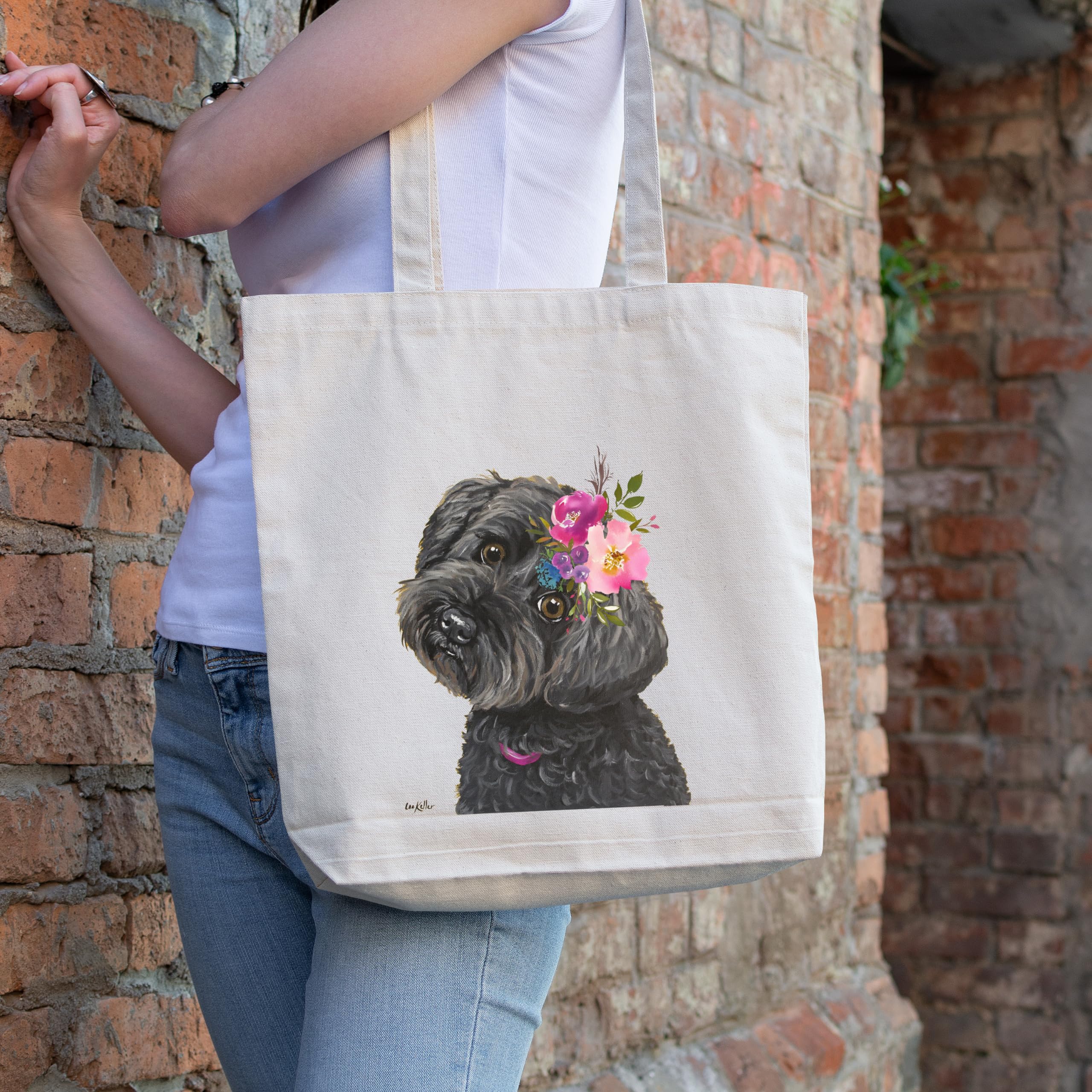 Yorkie Poo Dog Tote Bag - Handmade YorkiePoo Shoulder Bag for Dog Lovers - Perfect Dog Gift, Beach Bag & Grocery Tote - Ideal for Shopping, Travel & Daily Use