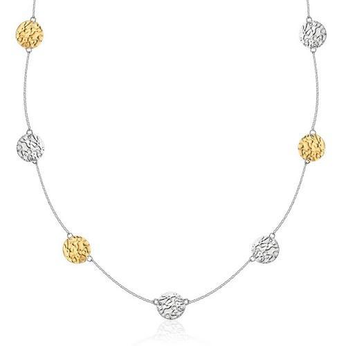 14K Yellow Gold & Sterling Silver 32