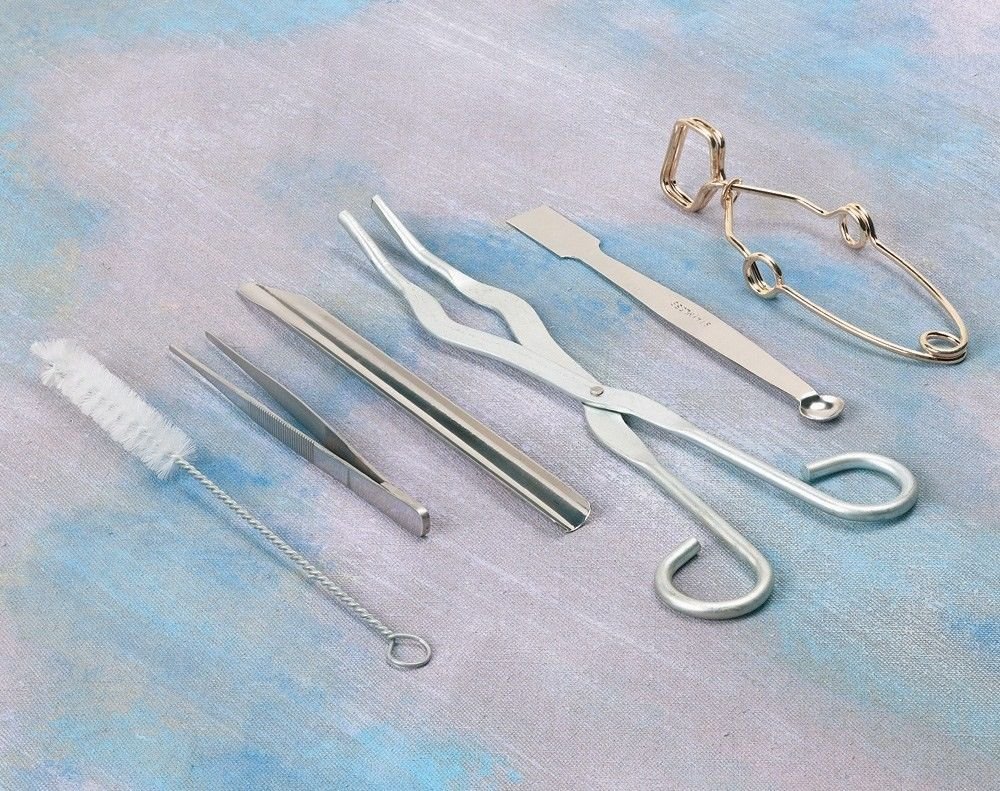 6-Piece Laboratory Equipment Tool Set - Essential Science Lab Tools for Experiments, Research & Education