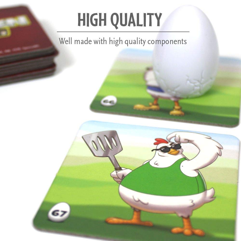 ThinkFun Chicken War Strategy Board Game - Fun Family Game Night with Hilarious Artwork for Adults & Kids | Perfect for Parties, Game Nights & Family Gatherings