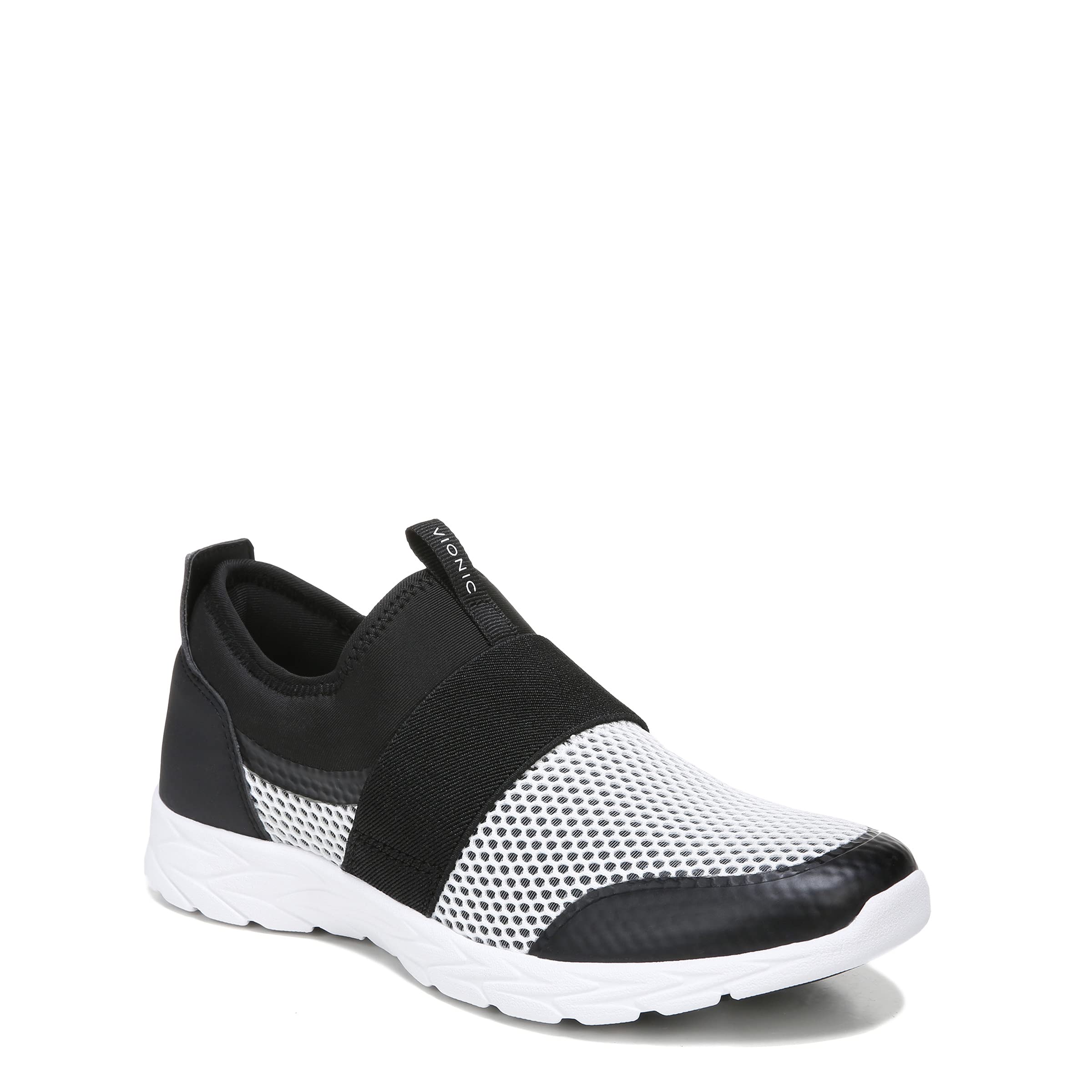 Vionic Women's Slip-On Walking Shoes - Comfortable & Supportive Sneakers for Walking, Travel & Everyday Wear