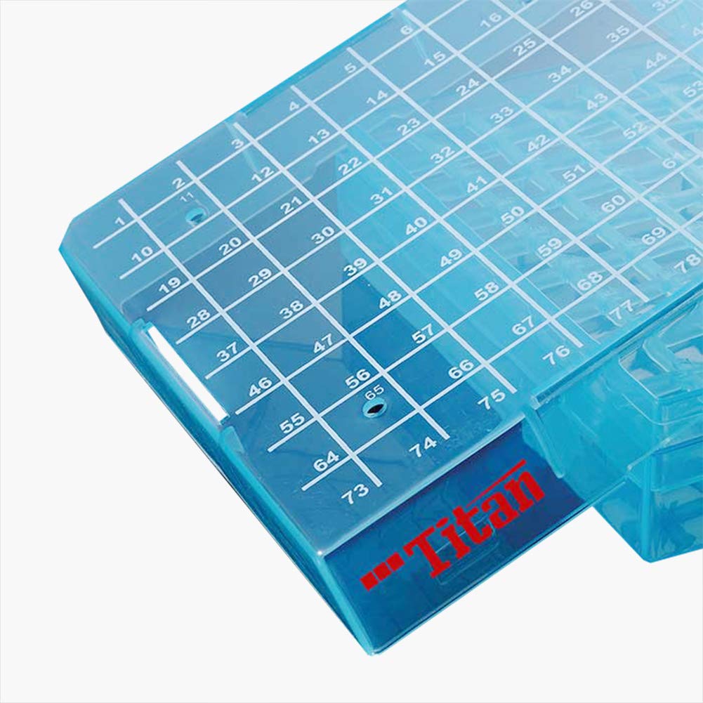 5-Pack Polypropylene Cryogenic Vials Storage Box - 81 Position Freezer Box with Secure Lid for Lab Sample Storage | Ideal for Biobanking, Cell Culture & Medical Research