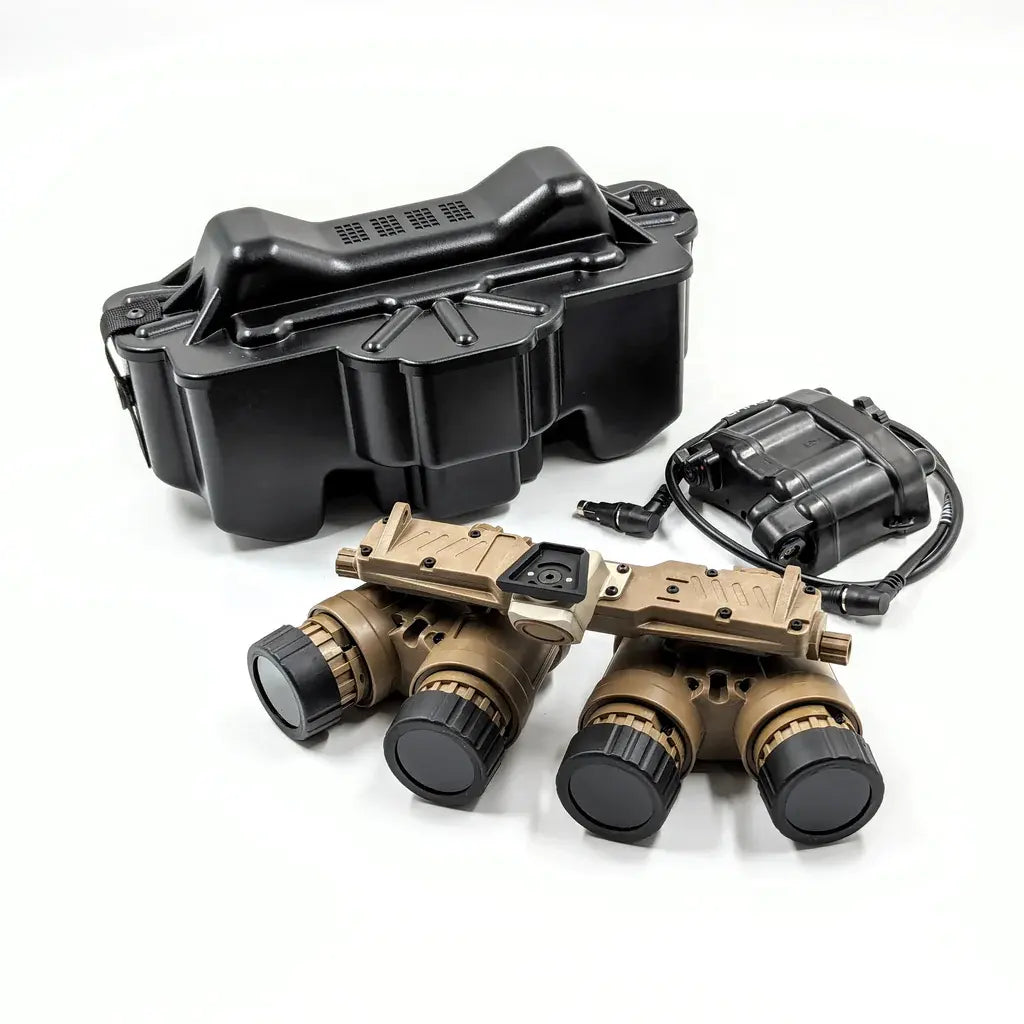Gen 2 White Phosphor Night Vision Goggles - Argus GPNVG 18 Complete Kit for Military, Hunting & Tactical Operations
