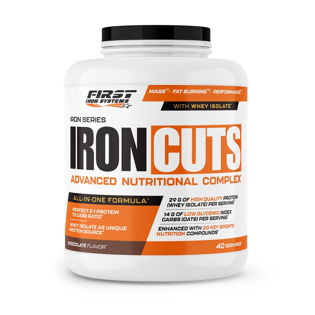 Iron Cuts 2200g Chocolate Protein Powder - Premium Muscle Recovery & Weight Gain Supplement for Bodybuilding, Fitness & Post-Workout Nutrition