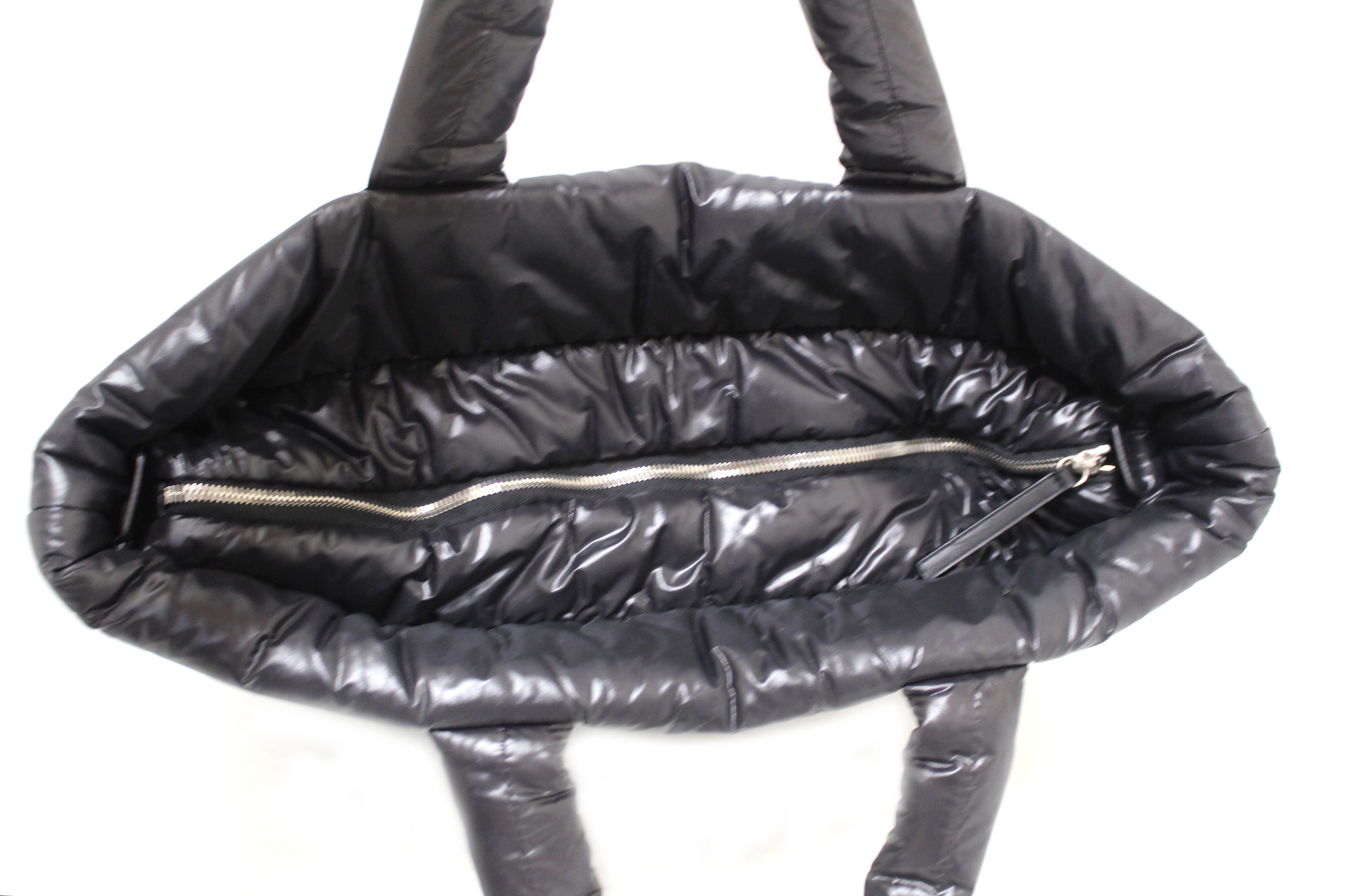 Authentic Chanel Coco Cocoon Black Quilted Nylon Reversible Tote Bag - Luxury Designer Handbag for Women, Perfect for Work, Travel & Everyday Use