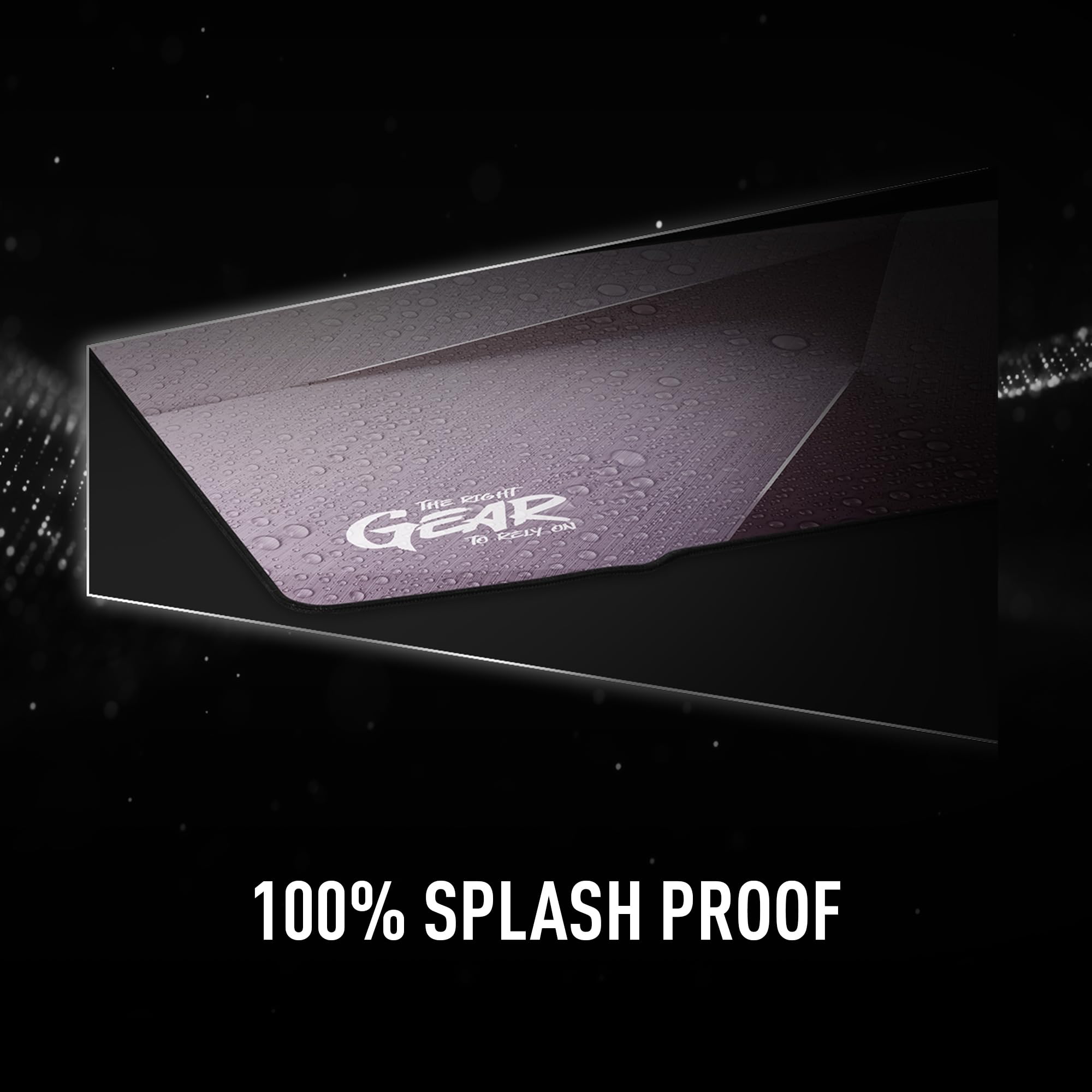 MSI Gaming Mouse Pad - XXL Ultra-Smooth Surface with Low-Friction Silk Coating, Stunning Reflective Visual Effects, 3mm Thick Non-Slip Natural Rubber Base - Agility GD72 Gleam Edition for PC, Laptop & Esports Gaming