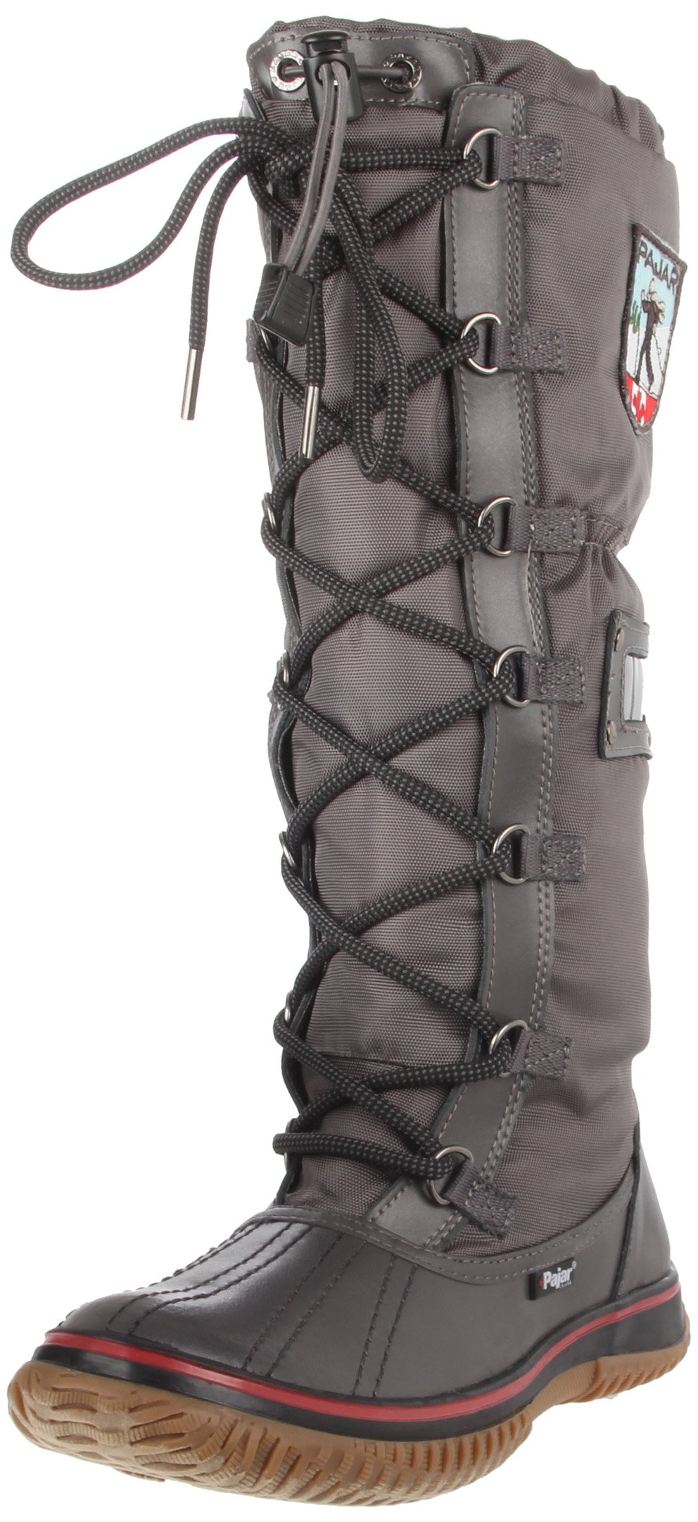 PAJAR Women's Waterproof Leather Winter Boots with Non-Slip Sole - Warm Snow Boots for Hiking, Walking & Outdoor Activities