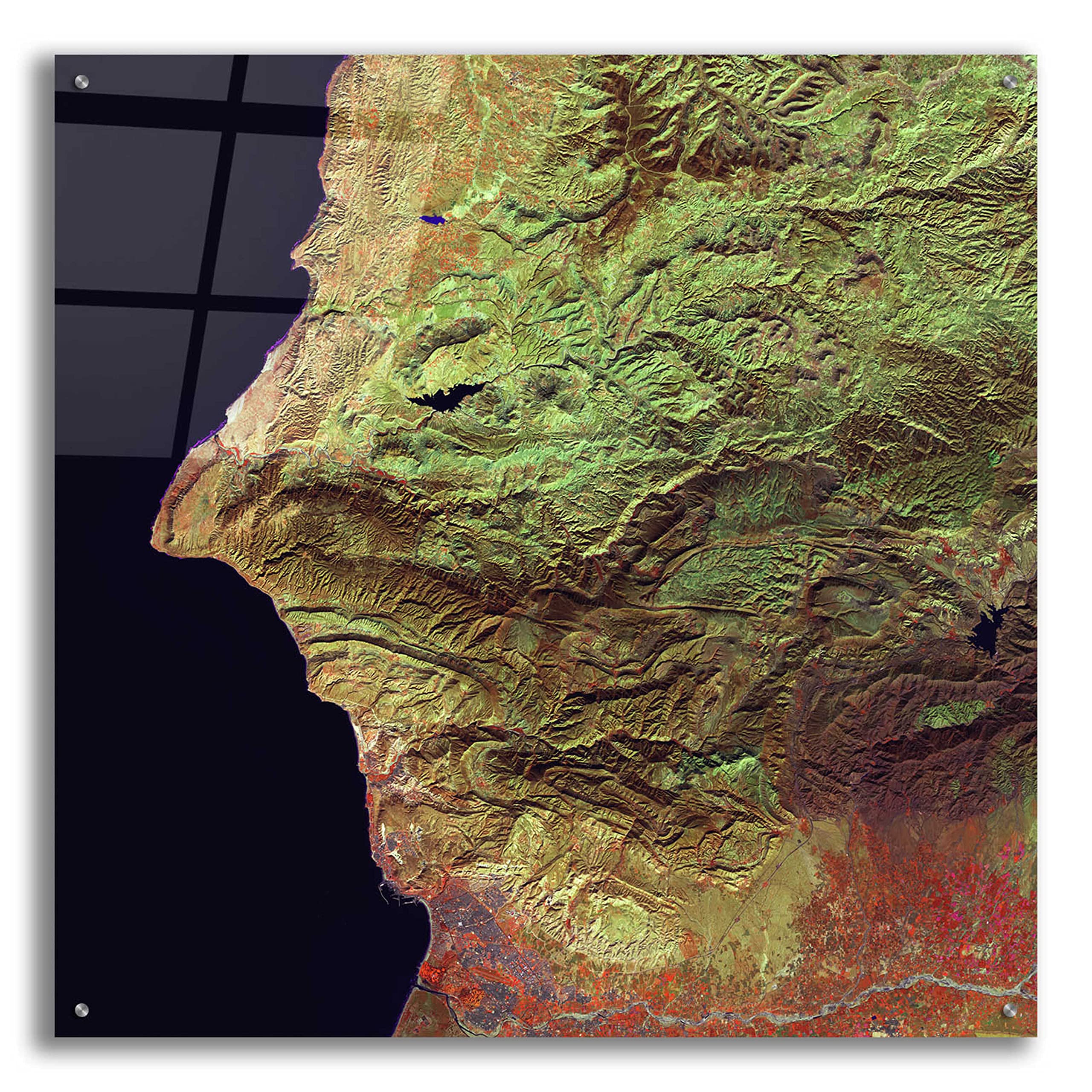 Epic Art 'Earth as Art: Earth Selfie' - 36x36 Inch Acrylic Glass Wall Decor | Modern Home & Office Wall Art | Perfect for Living Room, Bedroom or Office Decoration