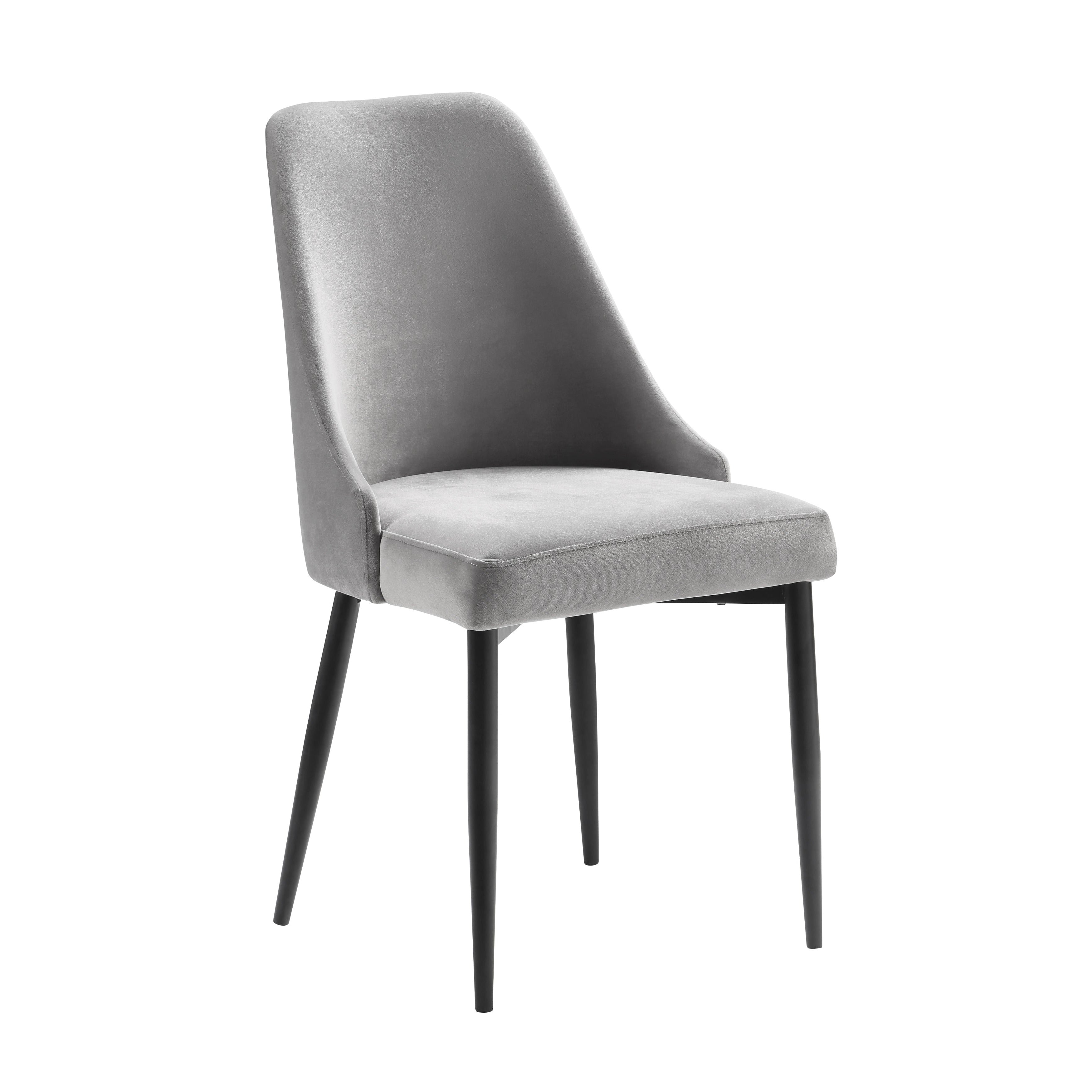 Alaia Modern Side Chair in Grey - Stylish Accent Chair for Living Room, Dining Room, or Office - Comfortable & Durable Home Furniture