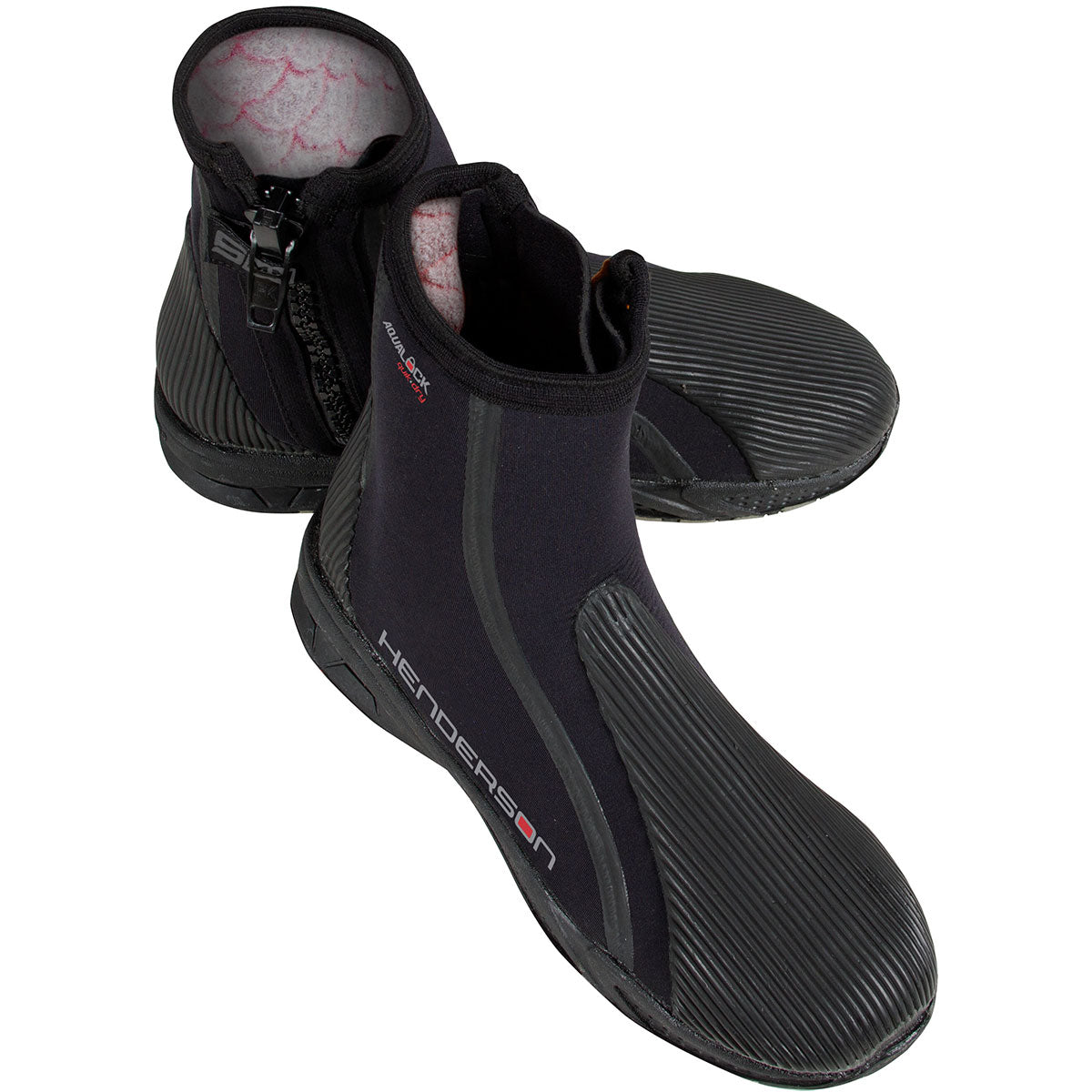 Henderson 7mm Aqualock Quikdry Scuba Diving Boots - Warm Neoprene Booties for Snorkeling, Surfing & Water Sports