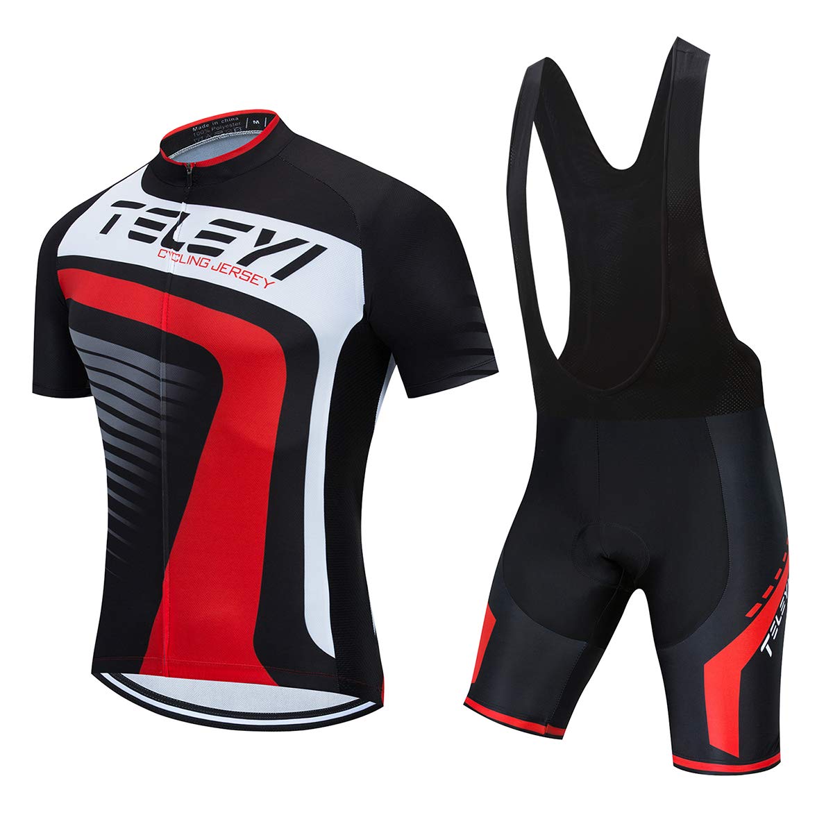 Men's Cycling Jersey Set - Short Sleeve Bike Jersey & MTB Shorts - Breathable Summer Cycling Outfit for Road & Mountain Biking | Perfect for Training, Commuting & Outdoor Sports