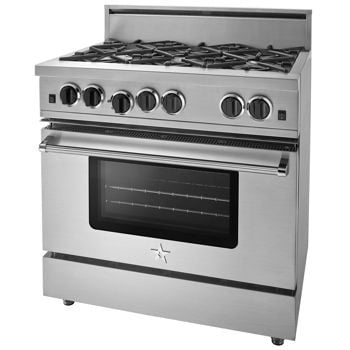 Bluestar RCS36SBV2L 36-Inch Professional Gas Range with Sealed Burners - Perfect for Home Chefs & Commercial Kitchens