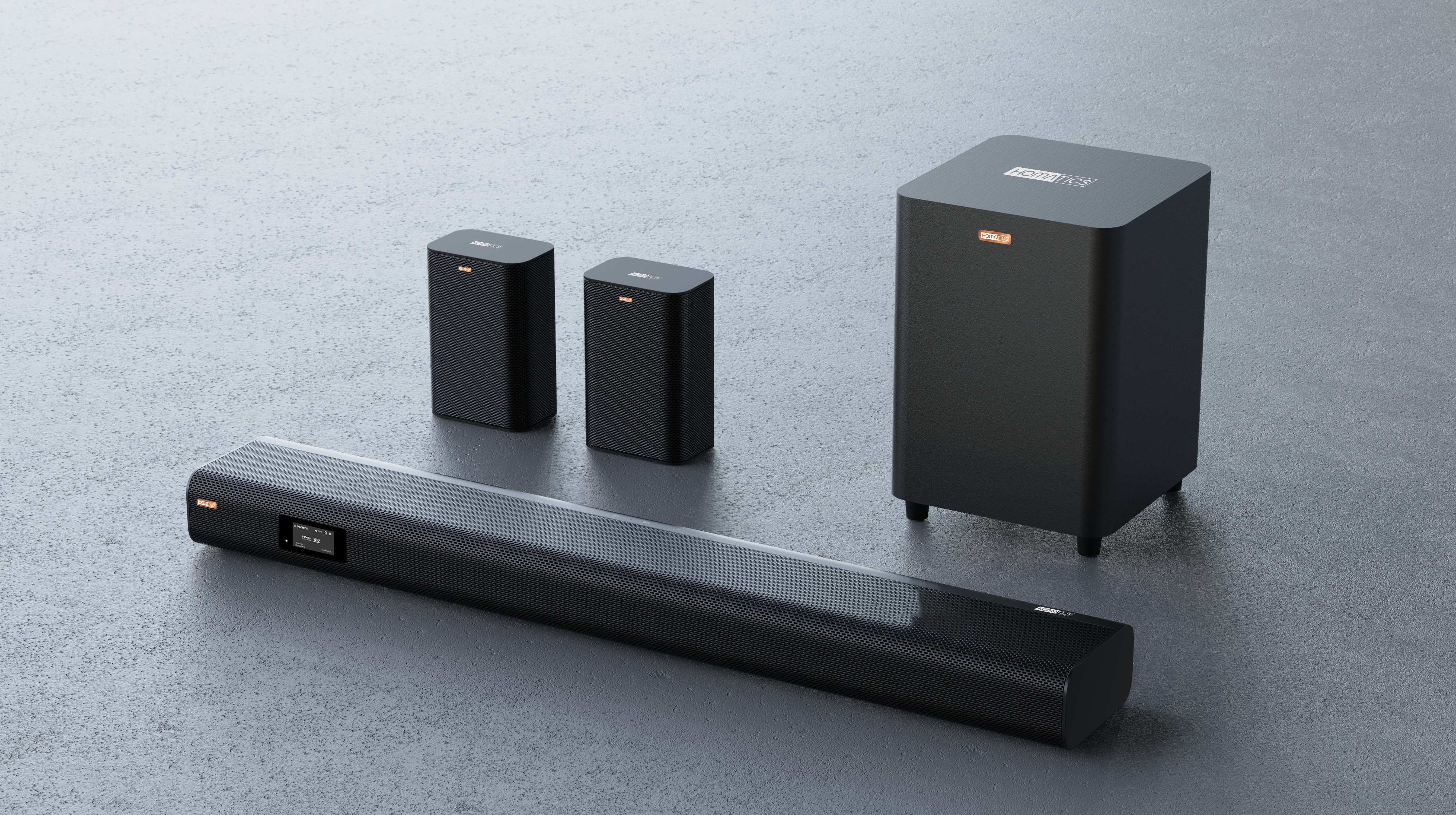 Premium 5.1.2 Channel Soundbar with Built-in Android TV (S905Y4) - Immersive Home Theater Experience for Movies, Gaming & Music Streaming