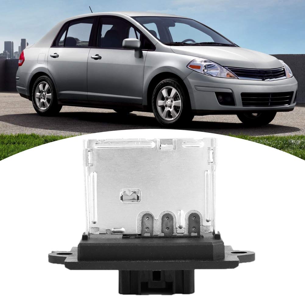 KIMISS Heater Motor Blower Fan Resistor Compatible with Nissan Versa 2007-2012, Cube, Tiida - Perfect for Winter Heating & AC System Repair