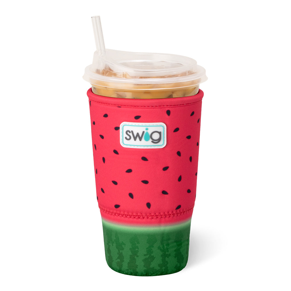 Large Melon Slice Iced Cup Coolie - Perfect for Summer Drinks, Beach Parties, and Outdoor Picnics
