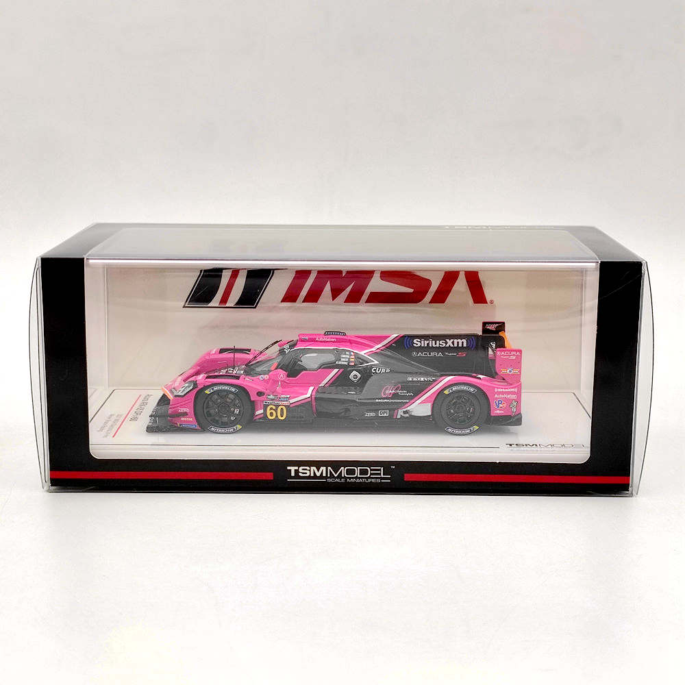 1/43 Scale TSM Acura ARX-05 DPi #60 2021 IMSA Daytona 24Hrs Meyer Shank Racing Diecast Model Car - Collectible Toy Gift for Racing Fans & Hobbyists - Perfect for Display, Racing Enthusiast Collections & Birthday Presents